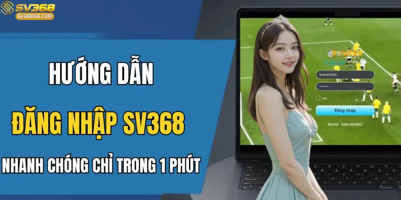 Hướng dẫn đăng nhập SV368 trên trang chủ.
